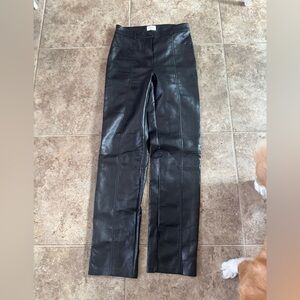 O Women's Aritzia Wilfred Faux Leather Pants